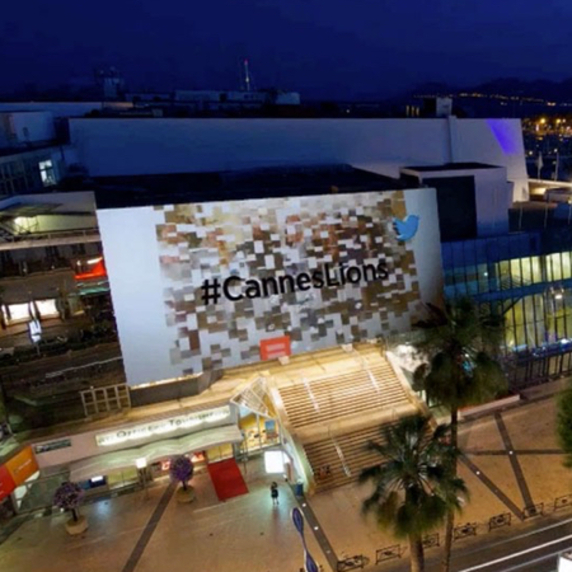 Twitter #CannesLions 3D Billboard
